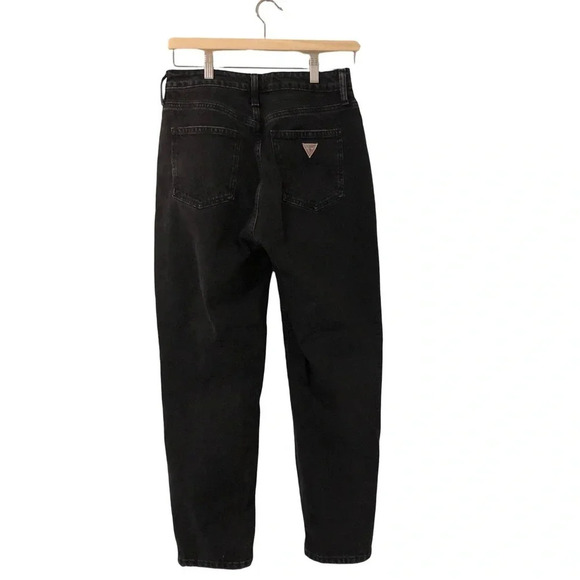 3/$25 ❥ Guess Straight Leg Size 28 Distressed Black Jeans  Women's Edgy Feminine - Picture 6 of 11